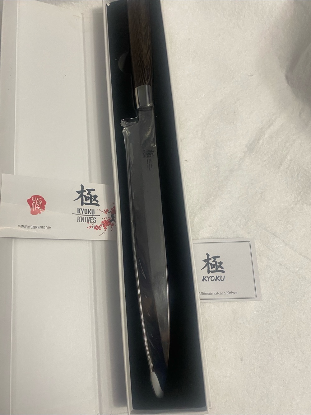 Samurai Series 10.5” High Carbon Japanese Steel Yanagiba Knife (In Box)